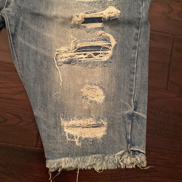 Mens smoke rise Jean shorts size 38 - Picture 2 of 6